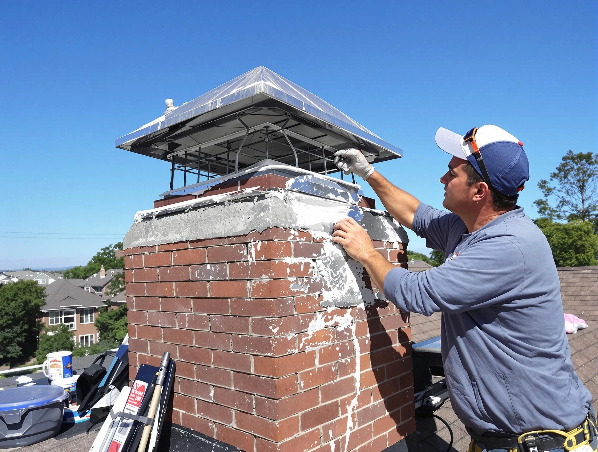 Chimney Crown Services service in Hackensack, NJ